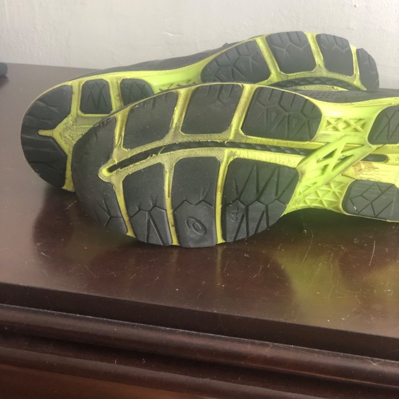 Asics Gel KAYANO 24,  Black/Lemon, 11.5 - Picture 7 of 7